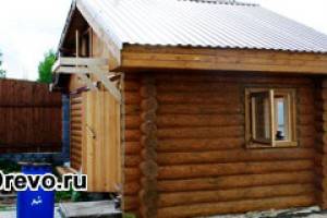 Экономный вариант сруба для бани малого размера
