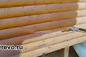 Варианты декоративной и защитной обработки сруба после шлифовки