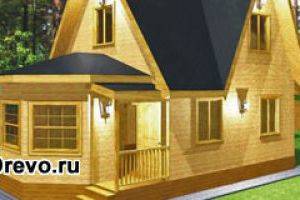 Строительство дачных каркасно-щитовых домов эконом класса
